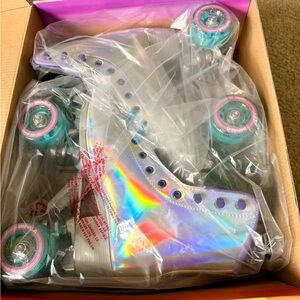 Holographic Roller Skates for Kids